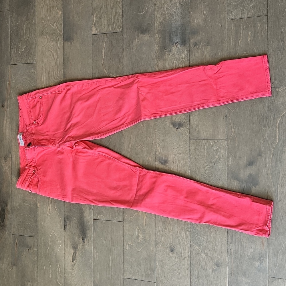Women's Express Pink Jean Leggings Size 8 - Picture 1 of 4